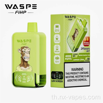 WASPE 40000 PUFFS Double Flavours Wholesale